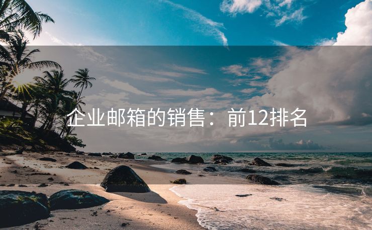 企业邮箱的销售：前12排名