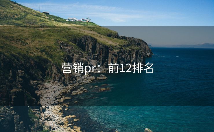 营销pr：前12排名