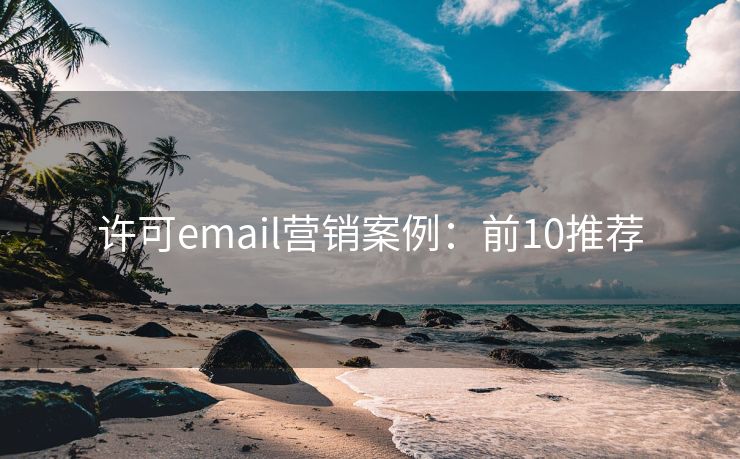 许可email营销案例：前10推荐